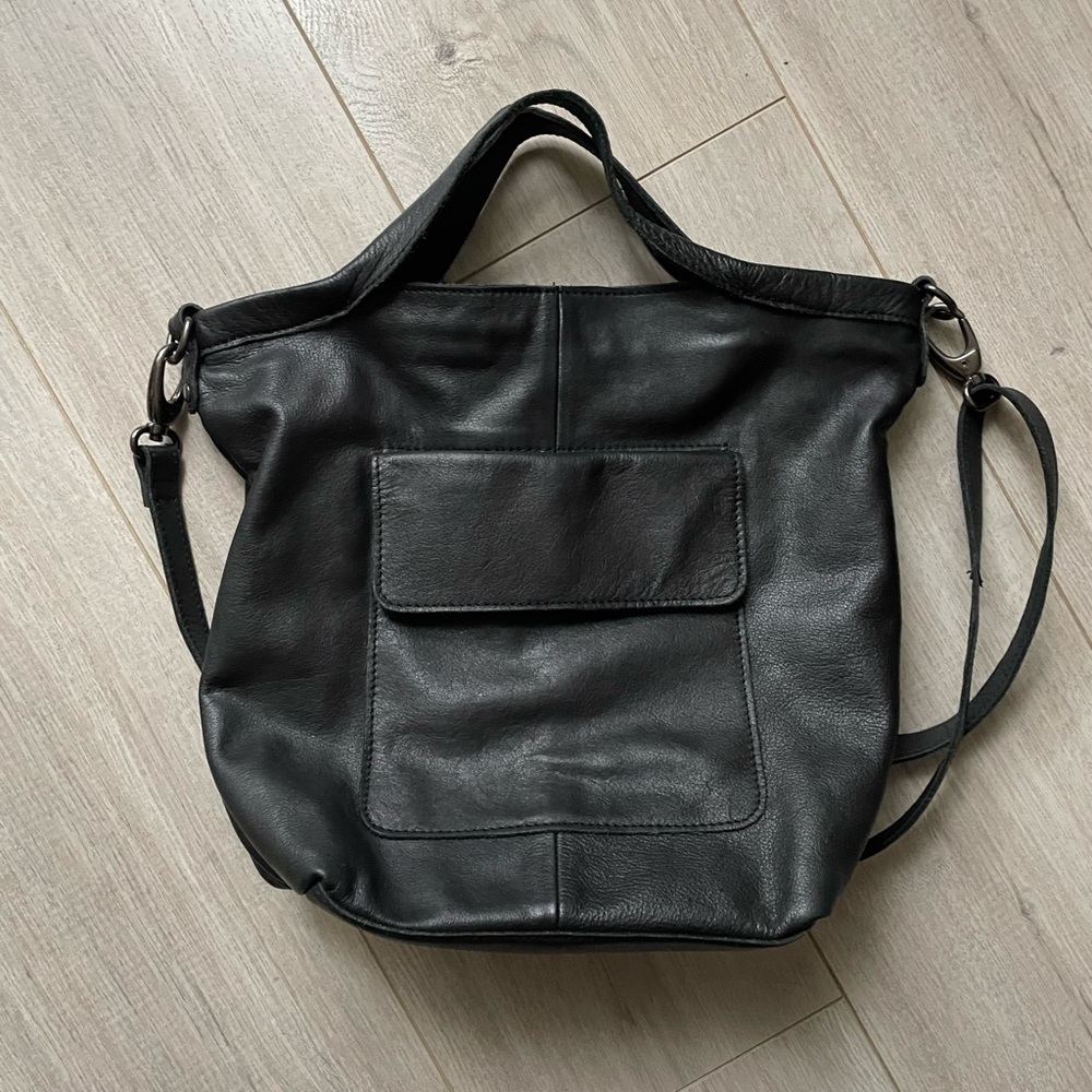 Latico Black Leather Purse